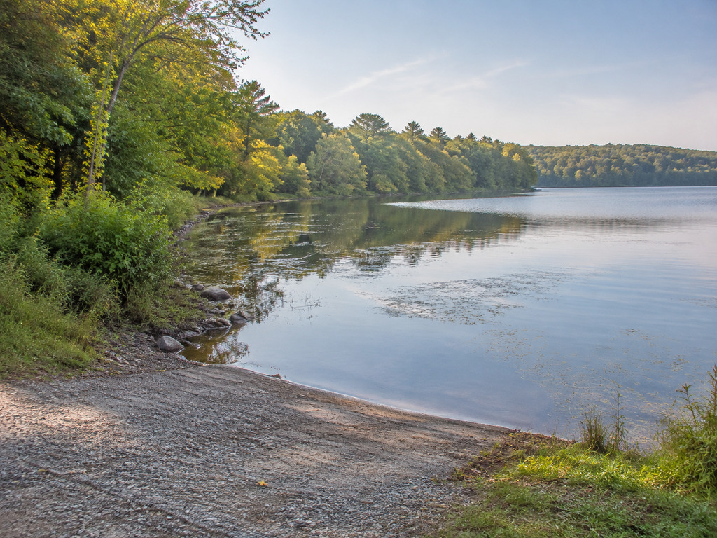 Locustville Pond Gravel Boat Ramp and Fishing Guide