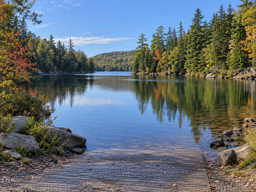 Rollins Pond Boat Launch: 25 HP Limit, Parking and Year-Round Access