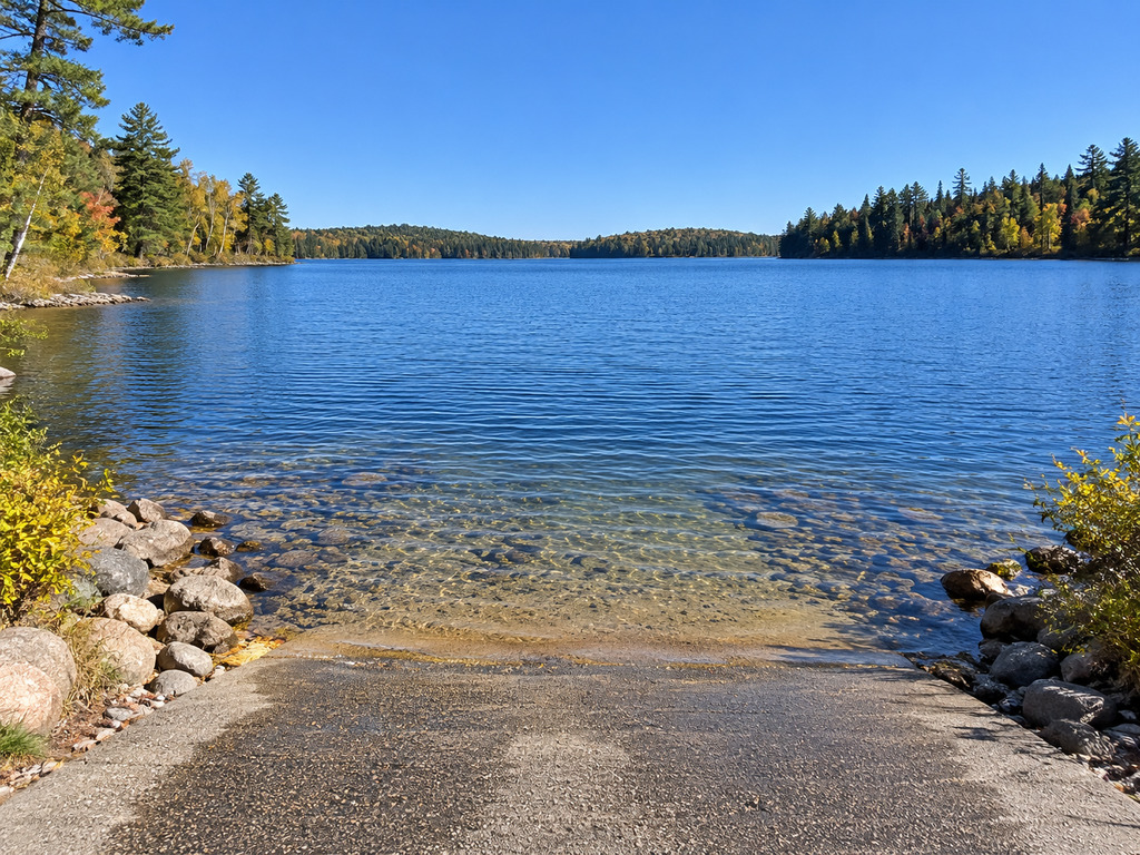 Black Oak Lake Boat Launch: Paved Ramp to a Deep, Clear Lake